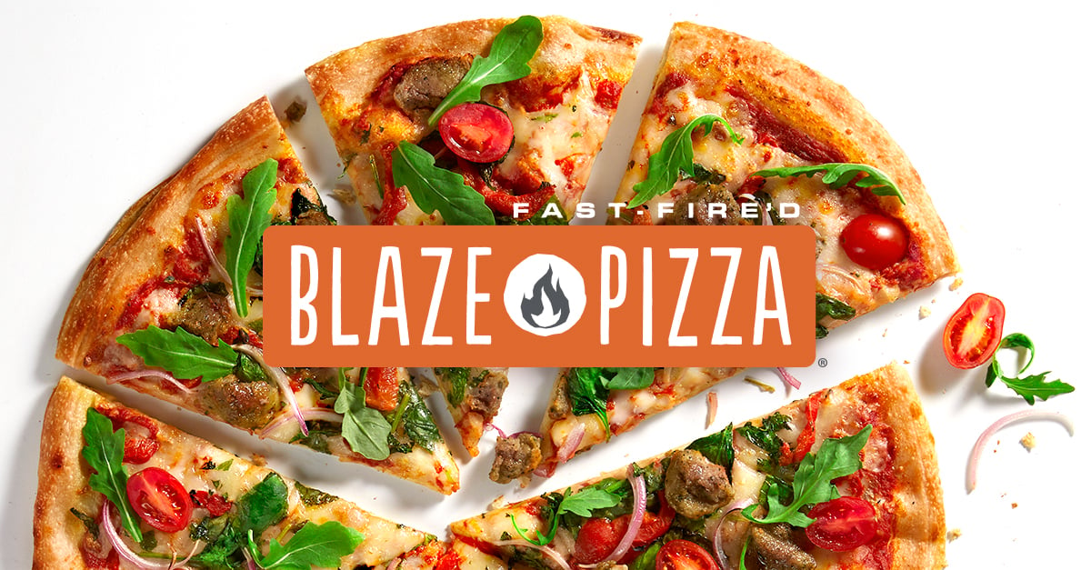 Blaze Pizza is a Pasadena, California-based fast-casual dining restaurant chain that serves pizza. Founded in 2011 by Elise and Rick Wetzel of Wetzel's Pretzels, Blaze Pizza was modeled after Chipotle's made-to-order approach to serving customers. Customers begin orders by choosing which of the toppings, sauces, and cheeses they would like on their pizza. As customers work their way down the service line, staff assemble a pizza based on customer instructions. Pizza are then Fast Fire'd in a high-temperature open-flame oven with an average cook time of 3 minutes